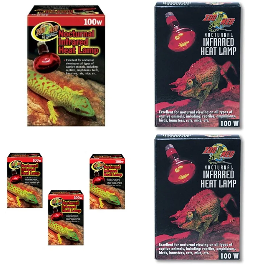Nocturnal Infrared Heat Lamp 100 Watts - Pack of 3
Nocturnal Infrared Heat Lamp 100 Watts - Pack of 3