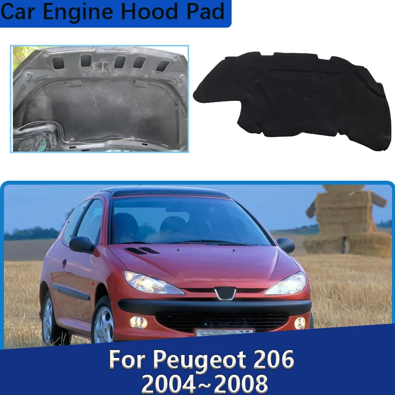 Front Hood Sound Insulation Mat For Peugeot 206 2004 2005 2006 2007 2008 Soundproof Thermal Cotton Pad Protector Car Accessories
Front Hood Sound Insulation Mat For Peugeot 206 2004 2005 2006 2007 2008 Soundproof Thermal Cotton Pad Protector Car Accessories