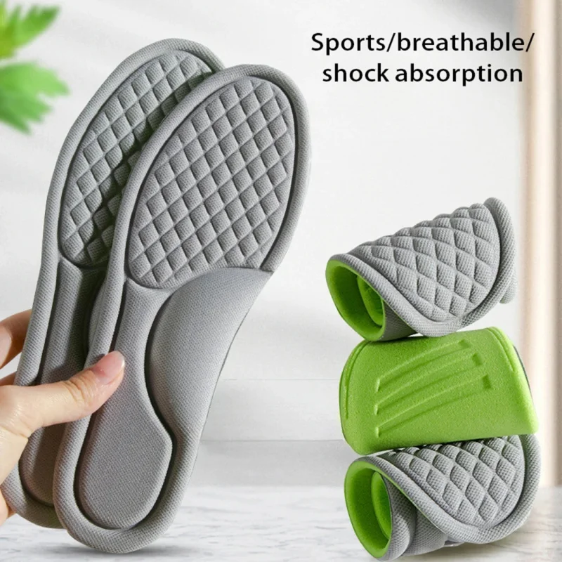 1Pair Sports Insoles for Shoes 5D Massage Soft Deodorant Breathable Shock Absorbant Cushion Running Insoles For Feet Men Women
1Pair Sports Insoles for Shoes 5D Massage Soft Deodorant Breathable Shock Absorbant Cushion Running Insoles For Feet Men Women