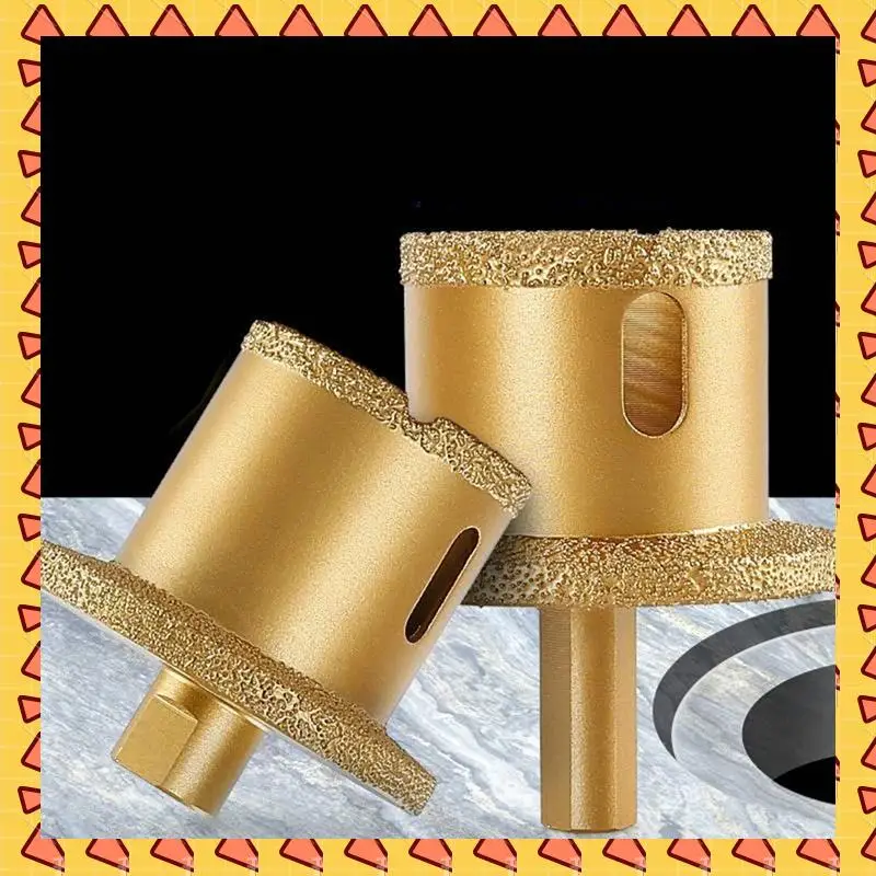 A008 Hole Opener Grinder Drill Bit Brazed Diamond Hole Drill Saw Core Bits For Marble Tiles Hole Opener Durable Gold Triangular
A008 Hole Opener Grinder Drill Bit Brazed Diamond Hole Drill Saw Core Bits For Marble Tiles Hole Opener Durable Gold Triangular