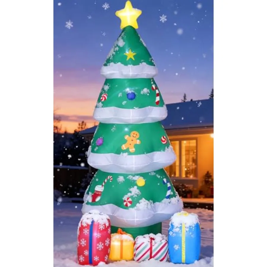 10Feet Christmas Inflatables Christmas Tree Inflatable Outdoor Decoration Blow Up Holiday Decor for Yard Lawn Backyard Home
10Feet Christmas Inflatables Christmas Tree Inflatable Outdoor Decoration Blow Up Holiday Decor for Yard Lawn Backyard Home