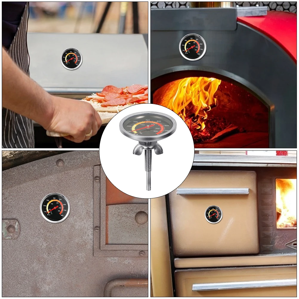 Bimetallic Oven Thermometer Kitchen BBQ Turkey Food Stainless Steel High Temp Resistance 0 400℃ Reusable Easy Clean
Bimetallic Oven Thermometer Kitchen BBQ Turkey Food Stainless Steel High Temp Resistance 0 400℃ Reusable Easy Clean