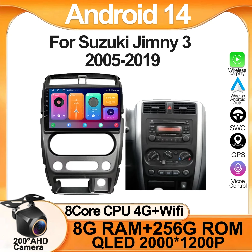 For Suzuki Jimny 3 2005-2019 Android 13 Multimedia Video Player GPS Navigation Stereo Head WIFI HDR Screen No 2din dvd wireless
For Suzuki Jimny 3 2005-2019 Android 13 Multimedia Video Player GPS Navigation Stereo Head WIFI HDR Screen No 2din dvd wireless