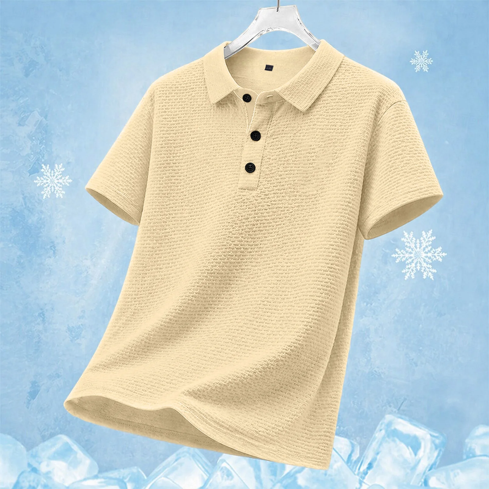 Men'S Mesh Ice Silk Polo Shirts Short Sleeve Breathable Knit T-Shirt Casual Slim Fit Tops Business Daily Wear Lightweight Summer
Men'S Mesh Ice Silk Polo Shirts Short Sleeve Breathable Knit T-Shirt Casual Slim Fit Tops Business Daily Wear Lightweight Summer
