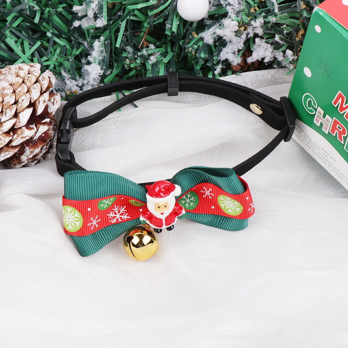 Christmas Pet Adjustable Bell Collar Bow-Knot Fit Medium Size Cat Dog Unique Festive Decoration Christmas Pet Collar 
Christmas Pet Adjustable Bell Collar Bow-Knot Fit Medium Size Cat Dog Unique Festive Decoration Christmas Pet Collar