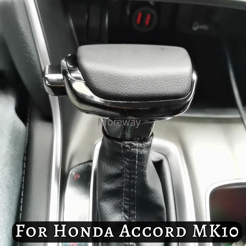 Leather Auto Upgrade Shifter gear Knob Shift Lever Stick Handle for Honda Accord MK10 2018 2019 2020 2021 interior Accessories
Leather Auto Upgrade Shifter gear Knob Shift Lever Stick Handle for Honda Accord MK10 2018 2019 2020 2021 interior Accessories