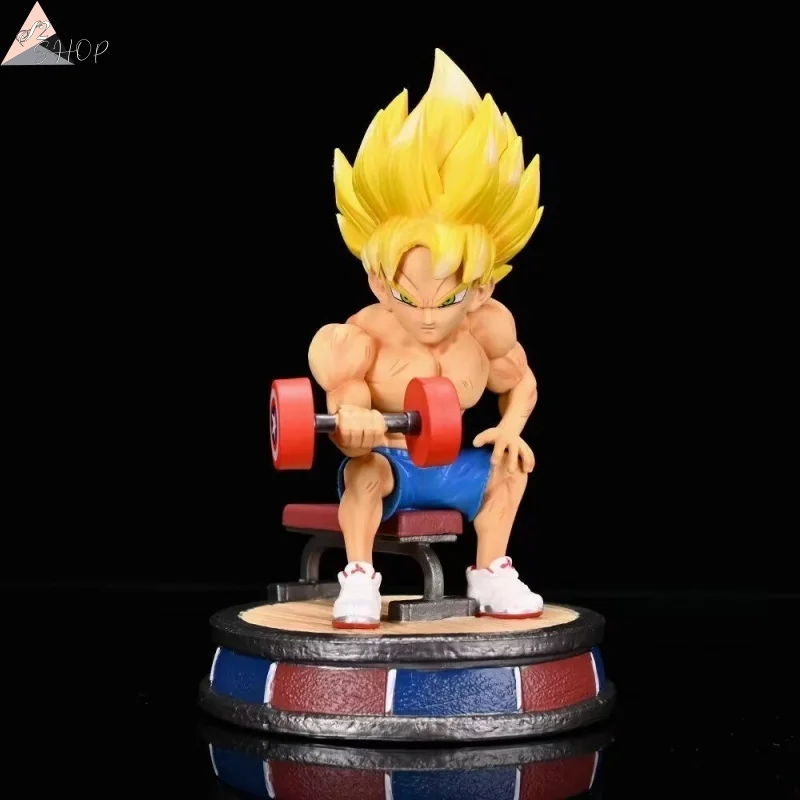 Dragon Ball Goku Muscle Training Figure with Dumbbell, Super Saiyan Fitness Statue Anime Collectible Model Gift
Dragon Ball Goku Muscle Training Figure with Dumbbell, Super Saiyan Fitness Statue Anime Collectible Model Gift