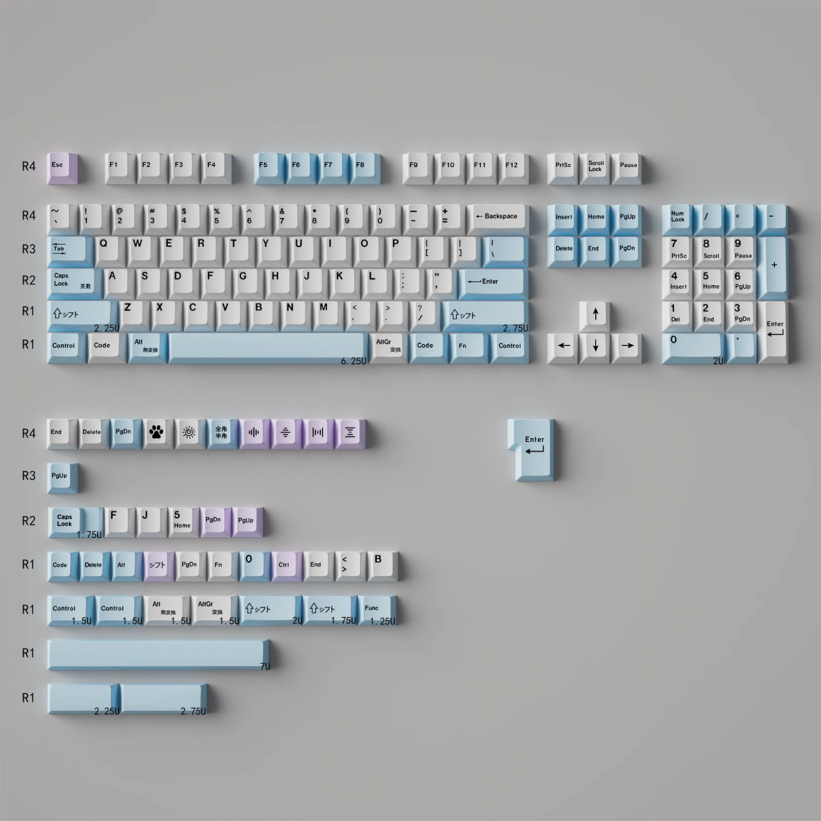 GMK Простые синие 143 колпачки для клавиш из ПБТ с красителем, колпачки для ключей с вишневым профилем и 2,25U, 2,75U, 3U, 7U, пробел, ISO Enter
GMK Простые синие 143 колпачки для клавиш из ПБТ с красителем, колпачки для ключей с вишневым профилем и 2,25U, 2,75U, 3U, 7U, пробел, ISO Enter