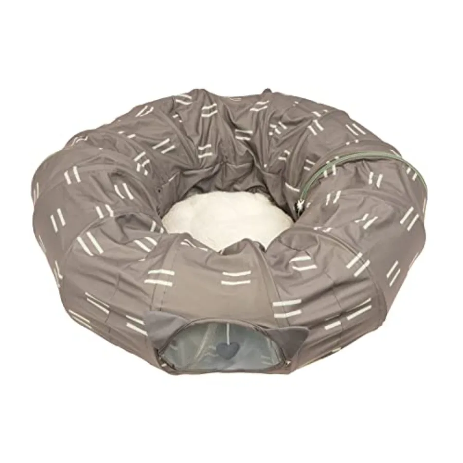 Large Cat Tunnel Bed 2-in-1 Zip-Together Cat Play Tunnel and Plush Nap Bed Pop-Up Indoor Cat Toy with Hanging Toys Collapsible
Large Cat Tunnel Bed 2-in-1 Zip-Together Cat Play Tunnel and Plush Nap Bed Pop-Up Indoor Cat Toy with Hanging Toys Collapsible