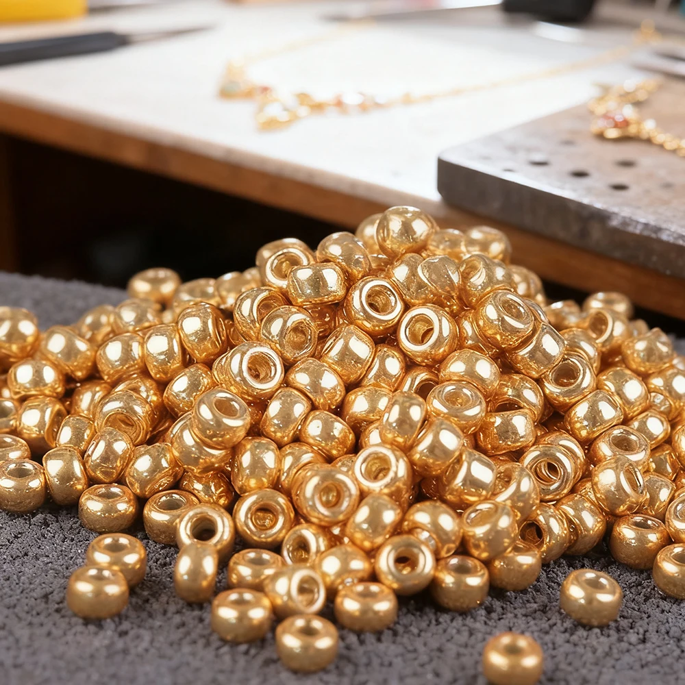 100 г круглые бусины Миюки с металлическим блеском 2 мм, стеклянные бусины, ювелирные изделия, аксессуары «сделай сам», бусины для рукоделия
100 г круглые бусины Миюки с металлическим блеском 2 мм, стеклянные бусины, ювелирные изделия, аксессуары «сделай сам», бусины для рукоделия