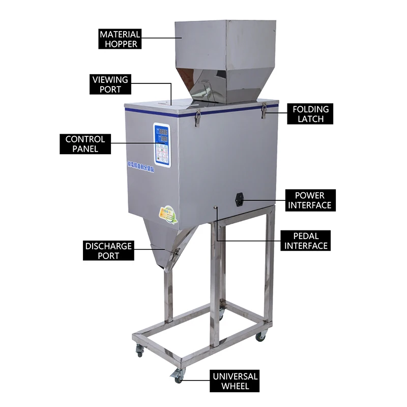 Automatic Weight Dispenser Tea Bag Seed Food Grain Sachet Powder Nuts Particle Filler Coffee Bean Rice Filling Machine
Automatic Weight Dispenser Tea Bag Seed Food Grain Sachet Powder Nuts Particle Filler Coffee Bean Rice Filling Machine