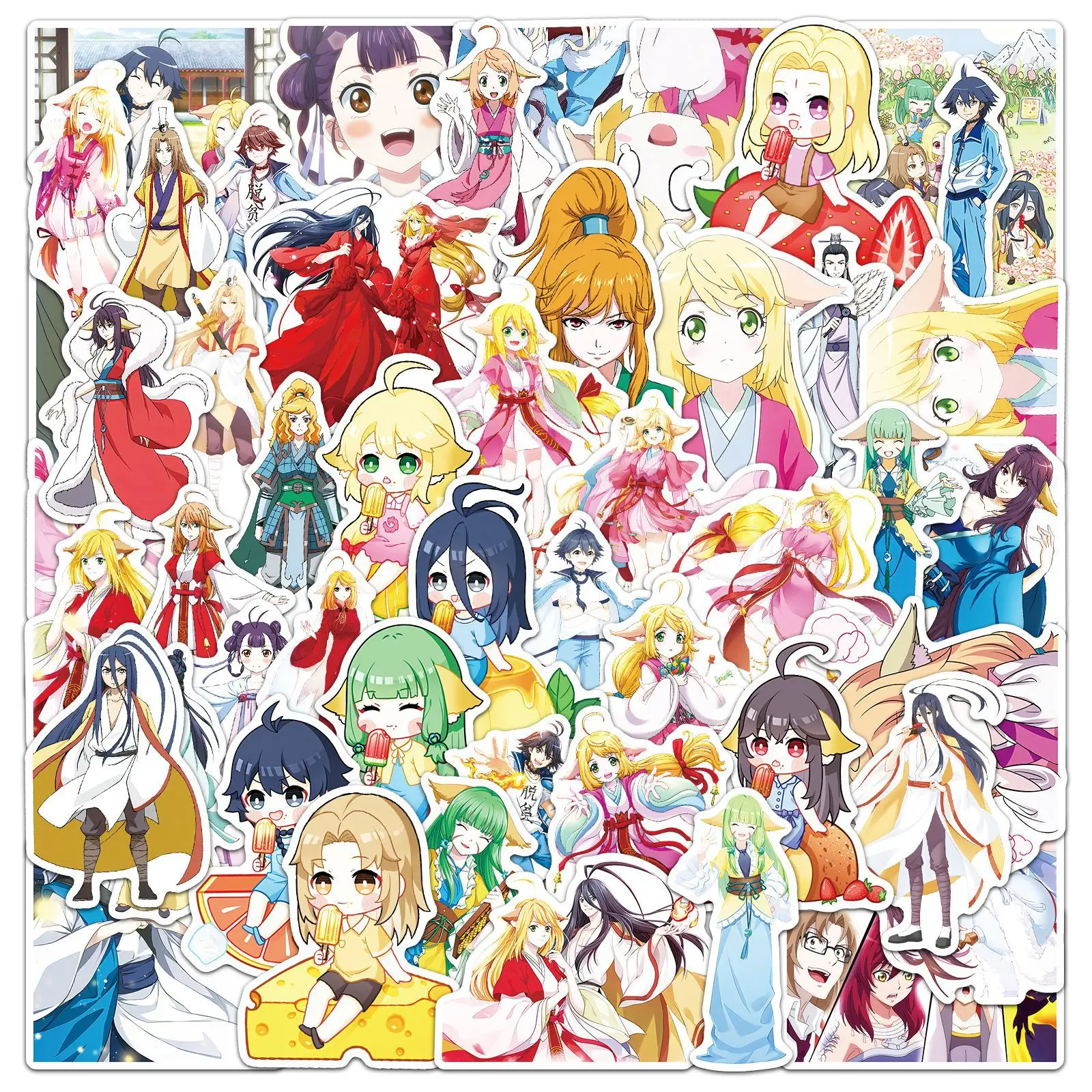 50Pcs Fox Spirit Matchmaker Series Stickers Suitcase Phone Case Water Bottle Waterproof Decoration Diy Sticker Packs
50Pcs Fox Spirit Matchmaker Series Stickers Suitcase Phone Case Water Bottle Waterproof Decoration Diy Sticker Packs