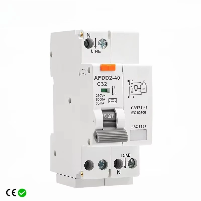 GEYA AFDD2-40 AFCI Arc fault Detection Device Fire Prevention Unit by Arc ing AFDD+RCCB Type A 2P 40A 30mA
GEYA AFDD2-40 AFCI Arc fault Detection Device Fire Prevention Unit by Arc ing AFDD+RCCB Type A 2P 40A 30mA
