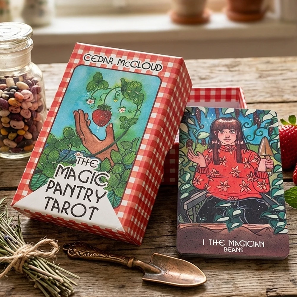 The Magic Pantry Tarot Deck Food-Themed Watercolor Tarot Cards for Home Cooks & Foodies
The Magic Pantry Tarot Deck Food-Themed Watercolor Tarot Cards for Home Cooks & Foodies