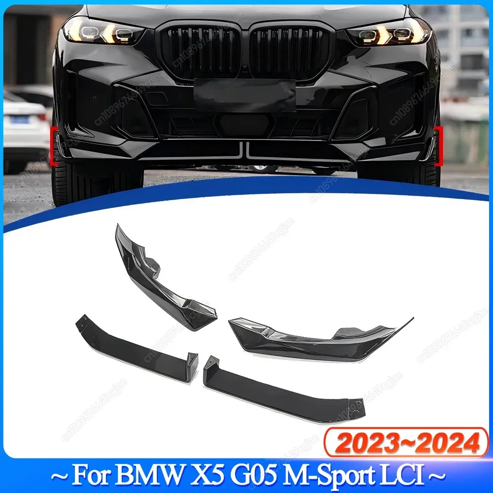 For BMW X5 G05 M-Sport LCI 30d 40i 40d 50e M60i 2023-2024 Front Bumper Spoiler Lip Splitter Diffuser Bodykits ABS Black Tuning
For BMW X5 G05 M-Sport LCI 30d 40i 40d 50e M60i 2023-2024 Front Bumper Spoiler Lip Splitter Diffuser Bodykits ABS Black Tuning