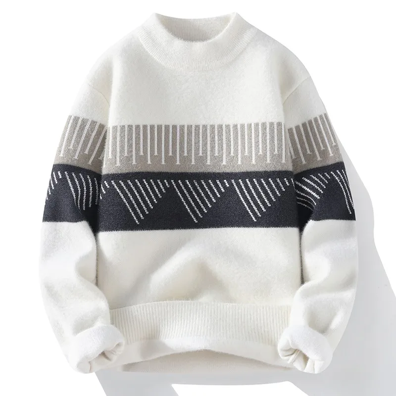 Sweaters men 2023 winter korean style mens warm sweater men fashion sweaters autumn Men's wool pullovers size M-XXXL MY0169
Sweaters men 2023 winter korean style mens warm sweater men fashion sweaters autumn Men's wool pullovers size M-XXXL MY0169