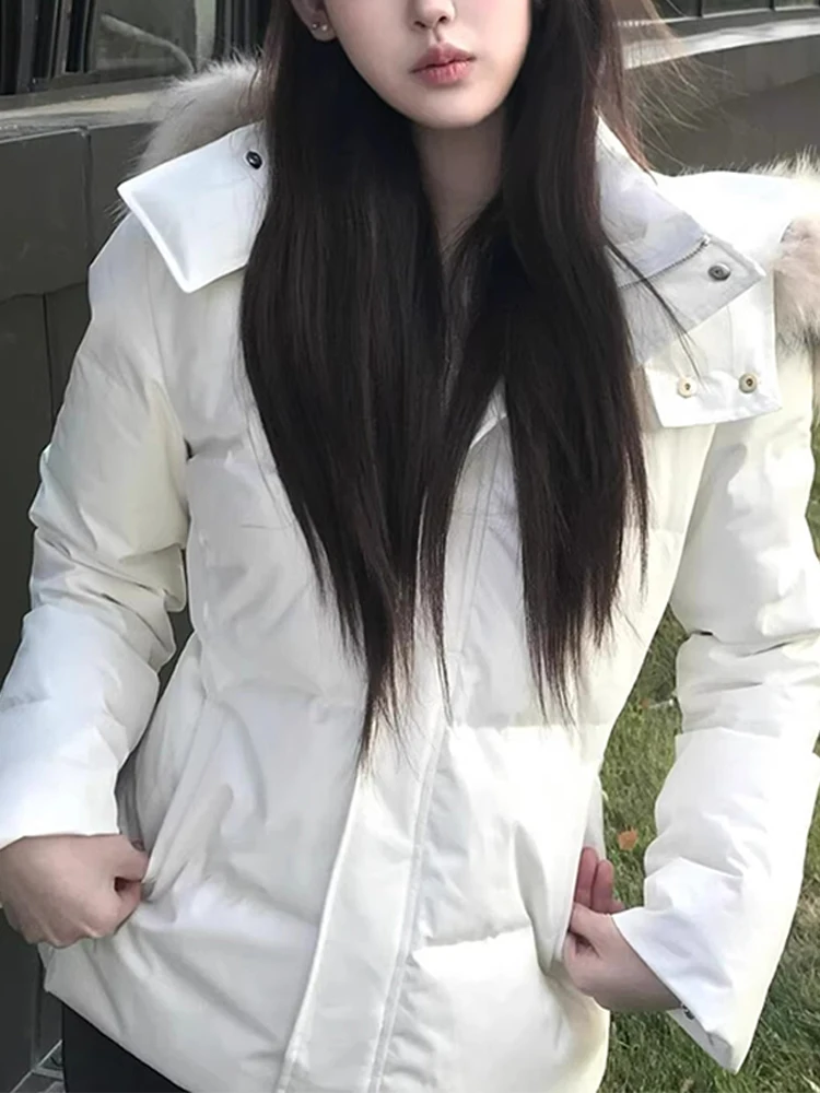 Thiened down Parka Coat Women's Winter New Sle Warm Large Fur Collar Cotton Jaet Outerwear Commute Loose Fit Regular Sl...
Thiened down Parka Coat Women's Winter New Sle Warm Large Fur Collar Cotton Jaet Outerwear Commute Loose Fit Regular Sl...