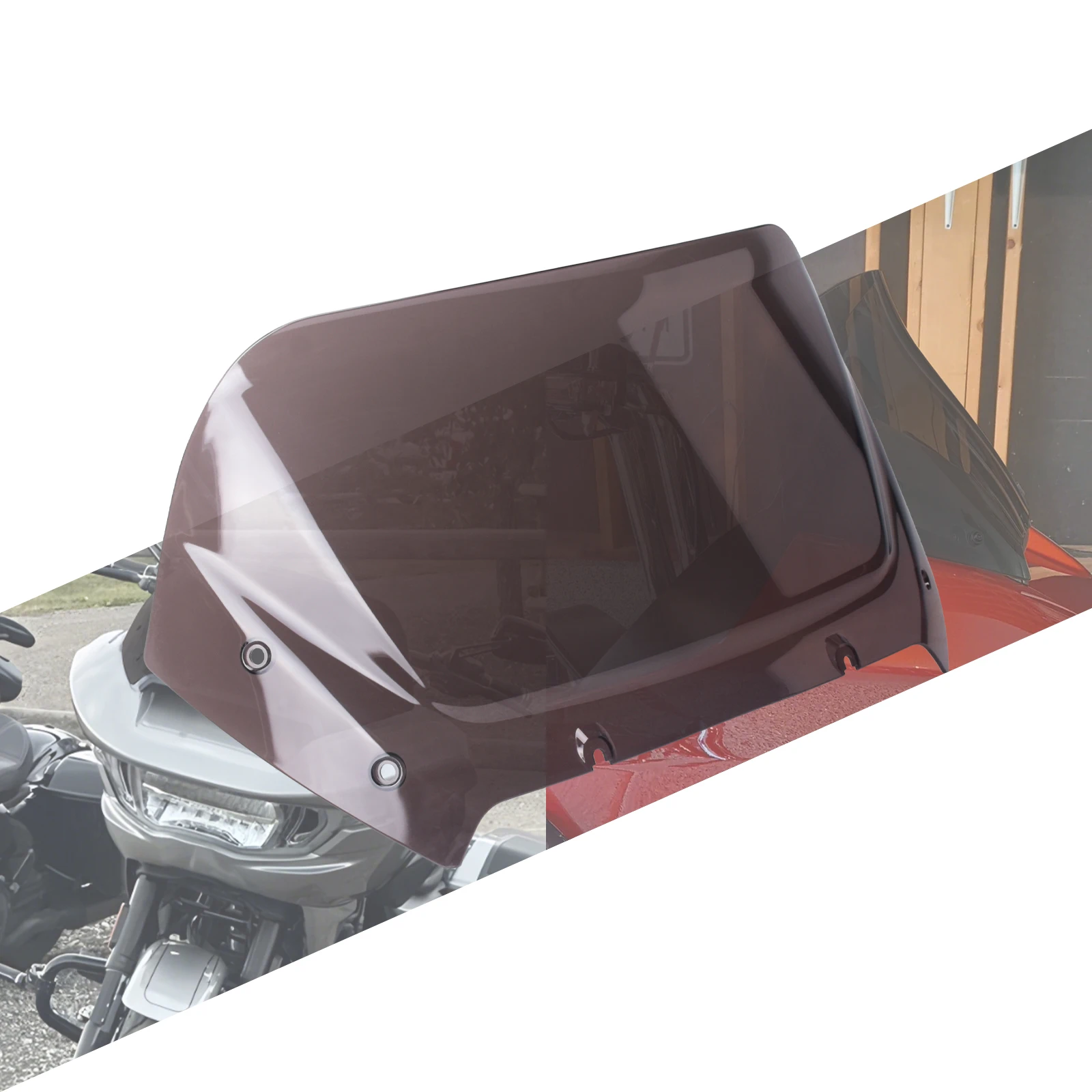 Motorcycle 10" Windshield Air Deflector Fairing Windscreen For Harley Touring CVO Road Glide FLTRXSE 23-Up Road Glide ST 2024-Up
Motorcycle 10" Windshield Air Deflector Fairing Windscreen For Harley Touring CVO Road Glide FLTRXSE 23-Up Road Glide ST 2024-Up