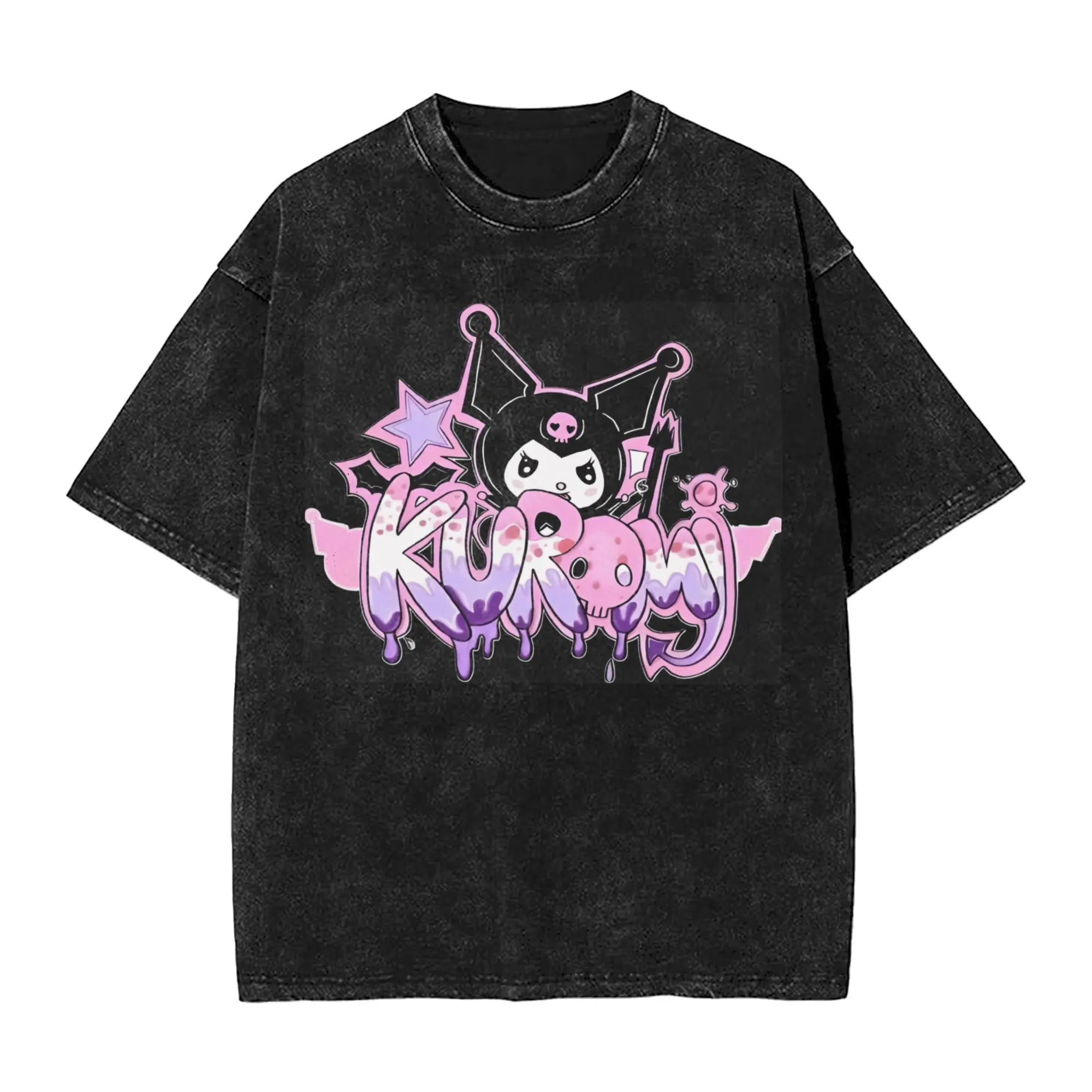 Kuromi Washed T Shirt Men Y2K Funny Cotton T Shirts Summer O Neck Fashion Tee Shirt Design Oversize Tops
Kuromi Washed T Shirt Men Y2K Funny Cotton T Shirts Summer O Neck Fashion Tee Shirt Design Oversize Tops