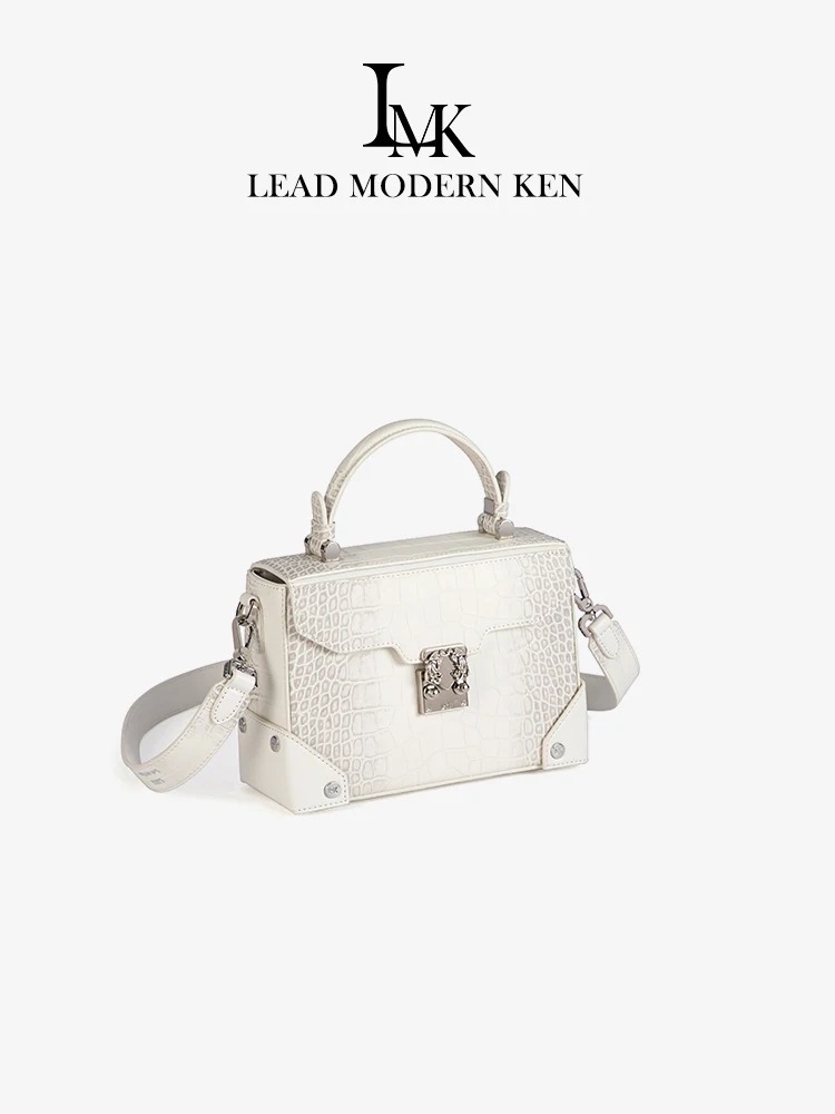 LMK leather box women's bag, light luxury niche high-end women's messenger small square bag
LMK leather box women's bag, light luxury niche high-end women's messenger small square bag