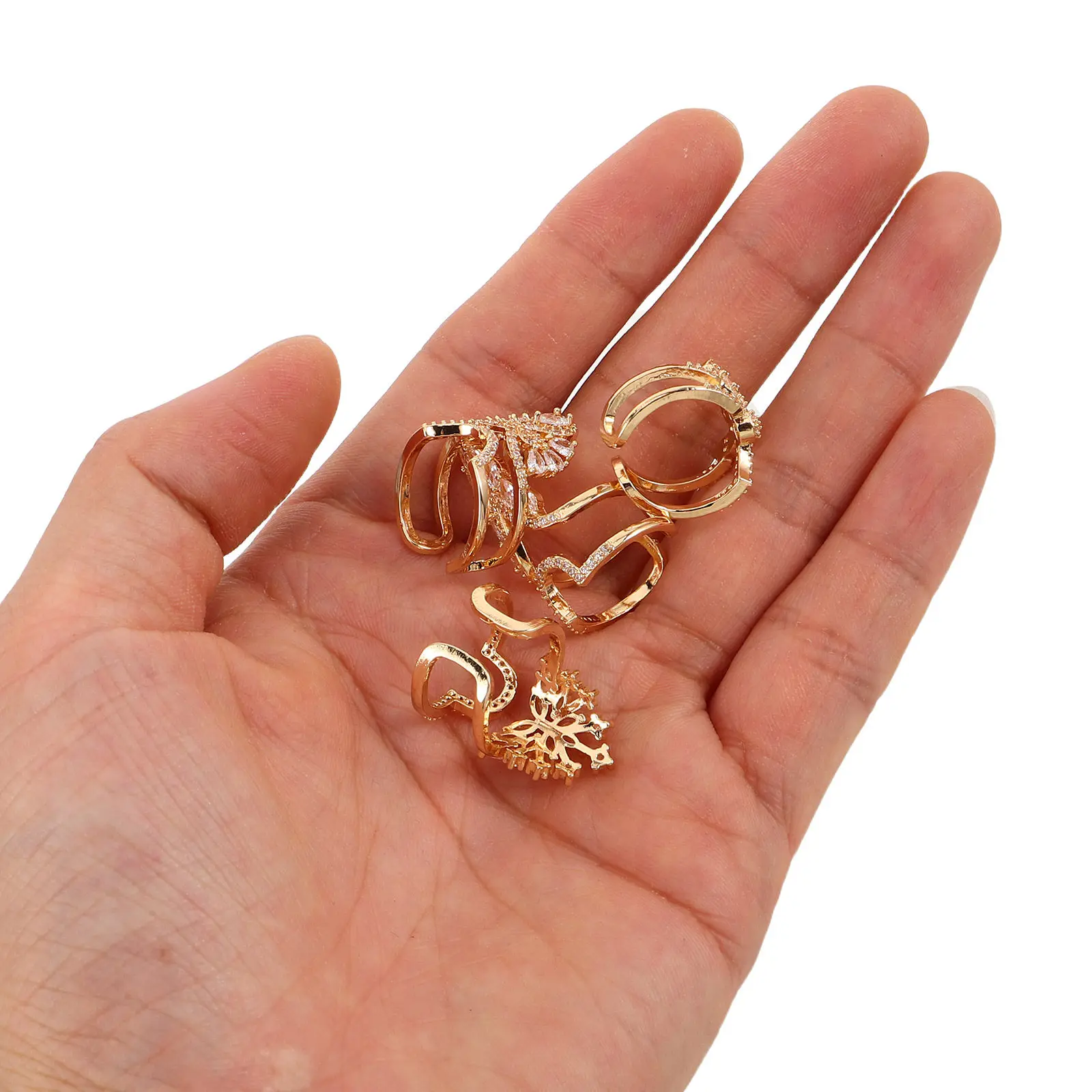4Pcs Nail Rings Copper Zircon Detachable Fingernail Jewelry Reusable Adjustable Statement Nail Tip Rings for Women Party Use
4Pcs Nail Rings Copper Zircon Detachable Fingernail Jewelry Reusable Adjustable Statement Nail Tip Rings for Women Party Use