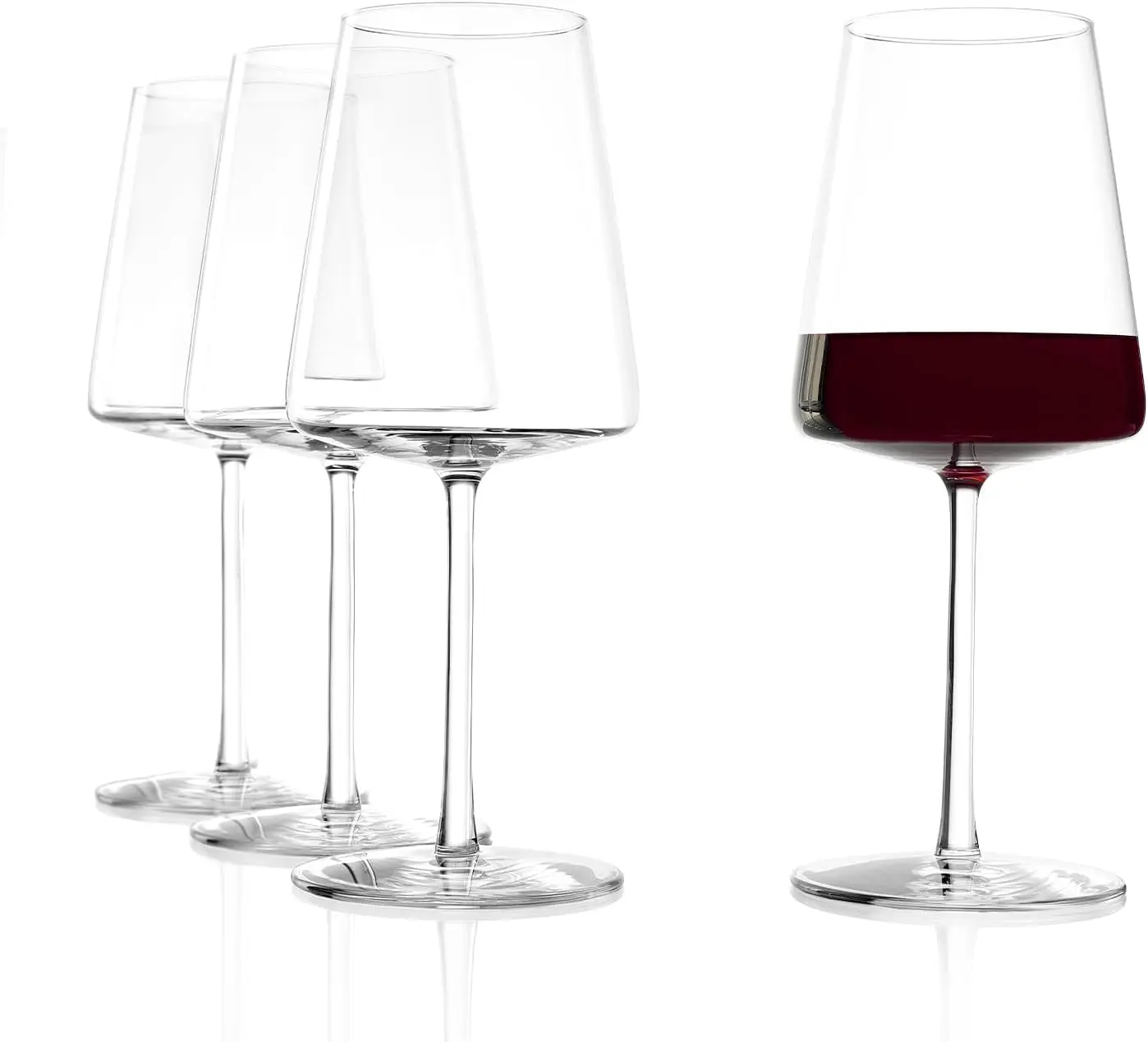 Red Wine Glasses Power Set of 4, 17 1/2 oz – Premium Glasses for Full-Bodied Wines – Modern Red Wine Glasses with Angu
Red Wine Glasses Power Set of 4, 17 1/2 oz – Premium Glasses for Full-Bodied Wines – Modern Red Wine Glasses with Angu