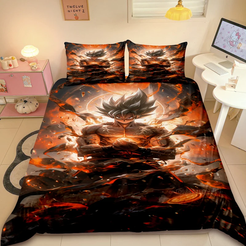 Dragon Ball 3pcs Duvet Cover Japanese Anime Cartoon Bedding Set Super Saiyan Quilt Cover Set Queen King Size for Teens Bedroom
Dragon Ball 3pcs Duvet Cover Japanese Anime Cartoon Bedding Set Super Saiyan Quilt Cover Set Queen King Size for Teens Bedroom
