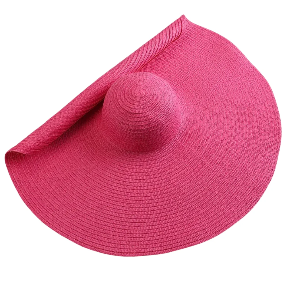 Sunscreen 70cm Wide Brim Sun Hat UV Protection Fashion Diameter Large Straw Hat Boho Style Casual Summer Beach Sun Hat
Sunscreen 70cm Wide Brim Sun Hat UV Protection Fashion Diameter Large Straw Hat Boho Style Casual Summer Beach Sun Hat