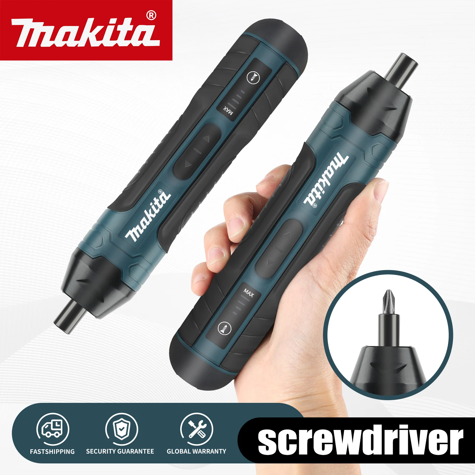 Makita1300mah Cordless Electrical Screwdriver USB Rechargeable Set Home Repair| 3.6V 5N.m Torque | 1/4" Chuck | Power Tool
Makita1300mah Cordless Electrical Screwdriver USB Rechargeable Set Home Repair| 3.6V 5N.m Torque | 1/4" Chuck | Power Tool