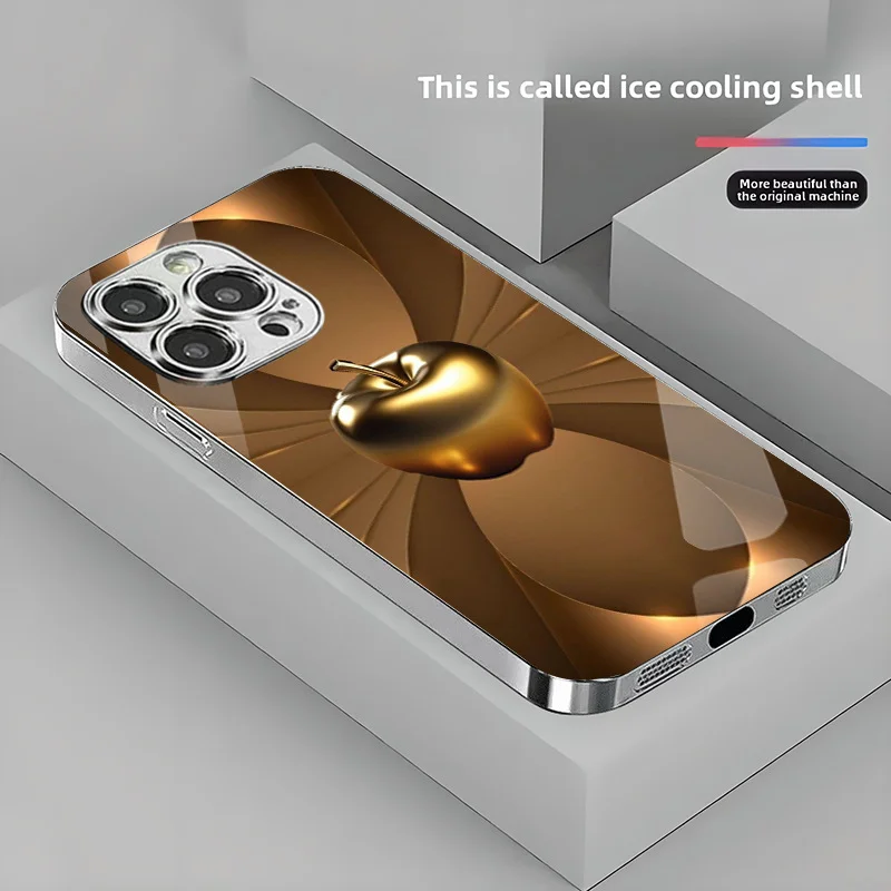 Чехол для iPhone X/XS/XS MAX/XR/11/12/13/14/15/16/17 Pro MAX Покрытие Серебро «Золотой яблоко» Дизайн из закаленного стекла
Чехол для iPhone X/XS/XS MAX/XR/11/12/13/14/15/16/17 Pro MAX Покрытие Серебро «Золотой яблоко» Дизайн из закаленного стекла