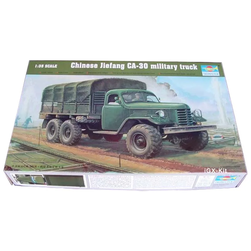 Trumpeter 01002 1/35 CHN Jiefang CA30 CA-30 6x6 2,5 T, военный грузовик, автомобиль, Детская Подарочная игрушка, пластиковая сборка, набор для моделирования
Trumpeter 01002 1/35 CHN Jiefang CA30 CA-30 6x6 2,5 T, военный грузовик, автомобиль, Детская Подарочная игрушка, пластиковая сборка, набор для моделирования