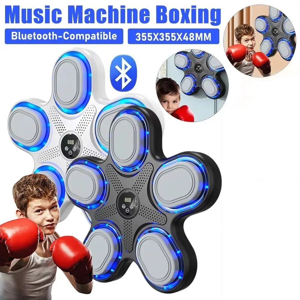 Wall-Mounted Smart Fitness Boxing Bag Adjustable Speed Reaction Exercise Music Boxing Machine Soft Foam Bluetooth Connection 
Wall-Mounted Smart Fitness Boxing Bag Adjustable Speed Reaction Exercise Music Boxing Machine Soft Foam Bluetooth Connection