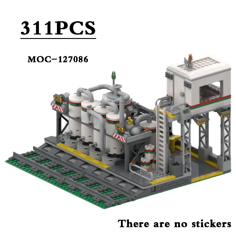 MOC-127086 Industrial Construction Tank Trailer Transfer Station Building Block Toys 611PCS DIY Kids Toys Christmas Gifts
MOC-127086 Industrial Construction Tank Trailer Transfer Station Building Block Toys 611PCS DIY Kids Toys Christmas Gifts