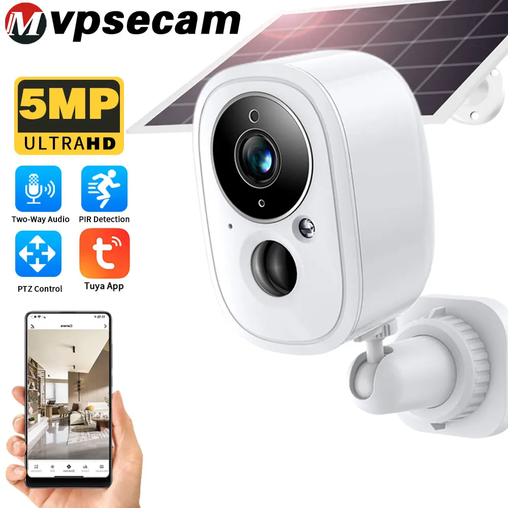 Tuya 5MP Wi-Fi солнечная камера уличная водонепроницаемая двусторонняя аудио PIR обнаружение ночного видения с камерой с аккумулятором 5200 мАч
Tuya 5MP Wi-Fi солнечная камера уличная водонепроницаемая двусторонняя аудио PIR обнаружение ночного видения с камерой с аккумулятором 5200 мАч