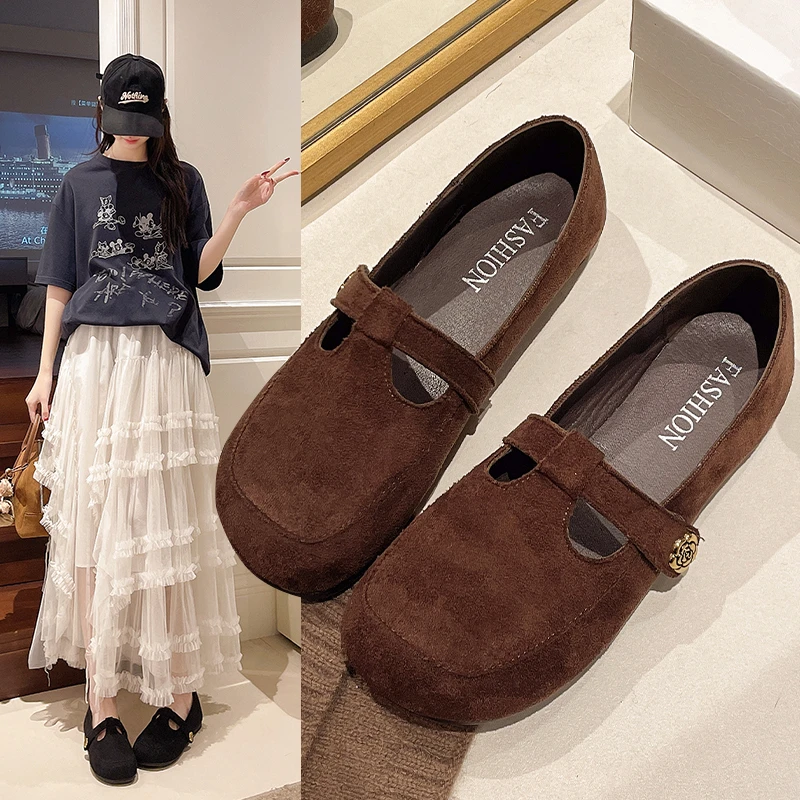Women Thin Soft Vintage Flat Loafers Slip On Breathable Interior Short Trip Outdoor Daily Walking Casual Shoes
Women Thin Soft Vintage Flat Loafers Slip On Breathable Interior Short Trip Outdoor Daily Walking Casual Shoes