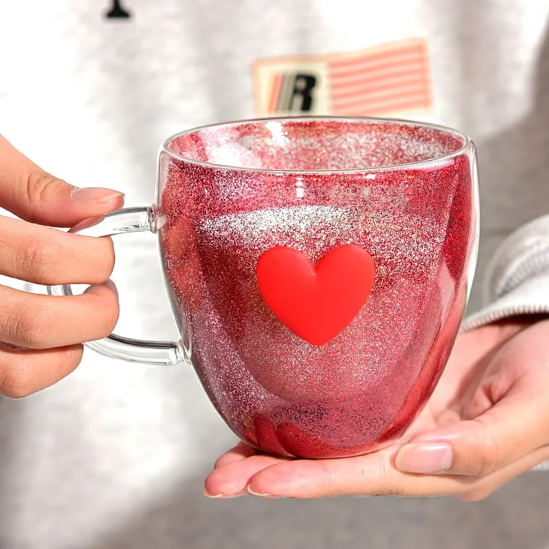 High Borosilicate Glass Heart-shaped Cup,Simple Juice Milk Three-dimensional Shaped Glass Cups,Office Coffee Mug,Summer Beer Cup
High Borosilicate Glass Heart-shaped Cup,Simple Juice Milk Three-dimensional Shaped Glass Cups,Office Coffee Mug,Summer Beer Cup