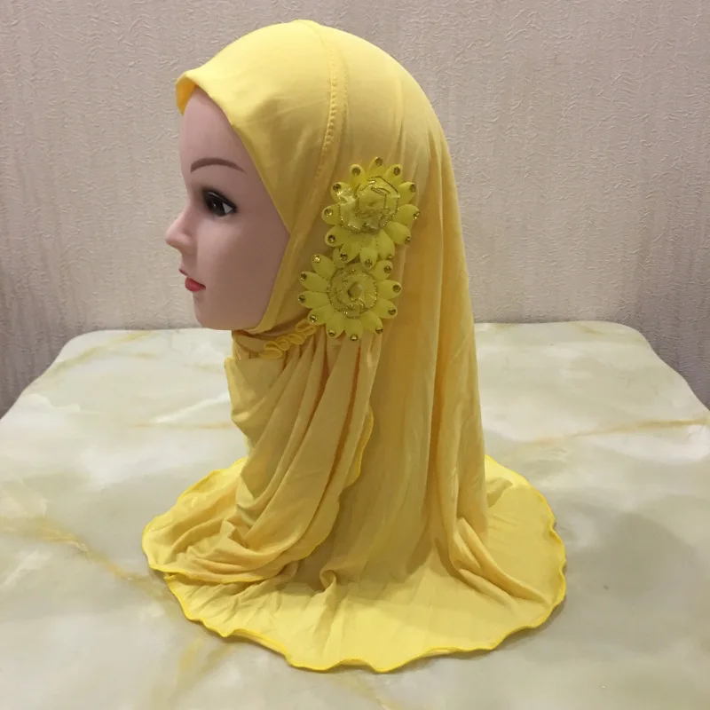 Muslim Flower Hijab for 2-7 Years Kids Girls One Piece Amira Islamic Child Headscarf Pull On Read Made To Wear Hat Turban Wrap
Muslim Flower Hijab for 2-7 Years Kids Girls One Piece Amira Islamic Child Headscarf Pull On Read Made To Wear Hat Turban Wrap