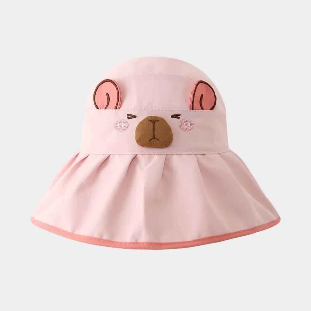 Korean Style Cartoon Capybara Bucket Hat Quick-dry Shading Hat Summer Kid Sunhat Solid Color Anti-UV Sun Hat
Korean Style Cartoon Capybara Bucket Hat Quick-dry Shading Hat Summer Kid Sunhat Solid Color Anti-UV Sun Hat