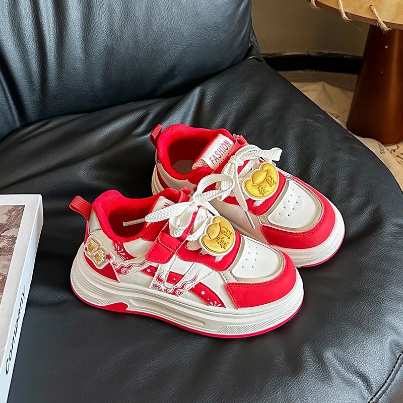 Children's sports shoes 2026 spring and autumn new cartoon new Chinese style plimsolls children's leisure running shoes
Children's sports shoes 2026 spring and autumn new cartoon new Chinese style plimsolls children's leisure running shoes