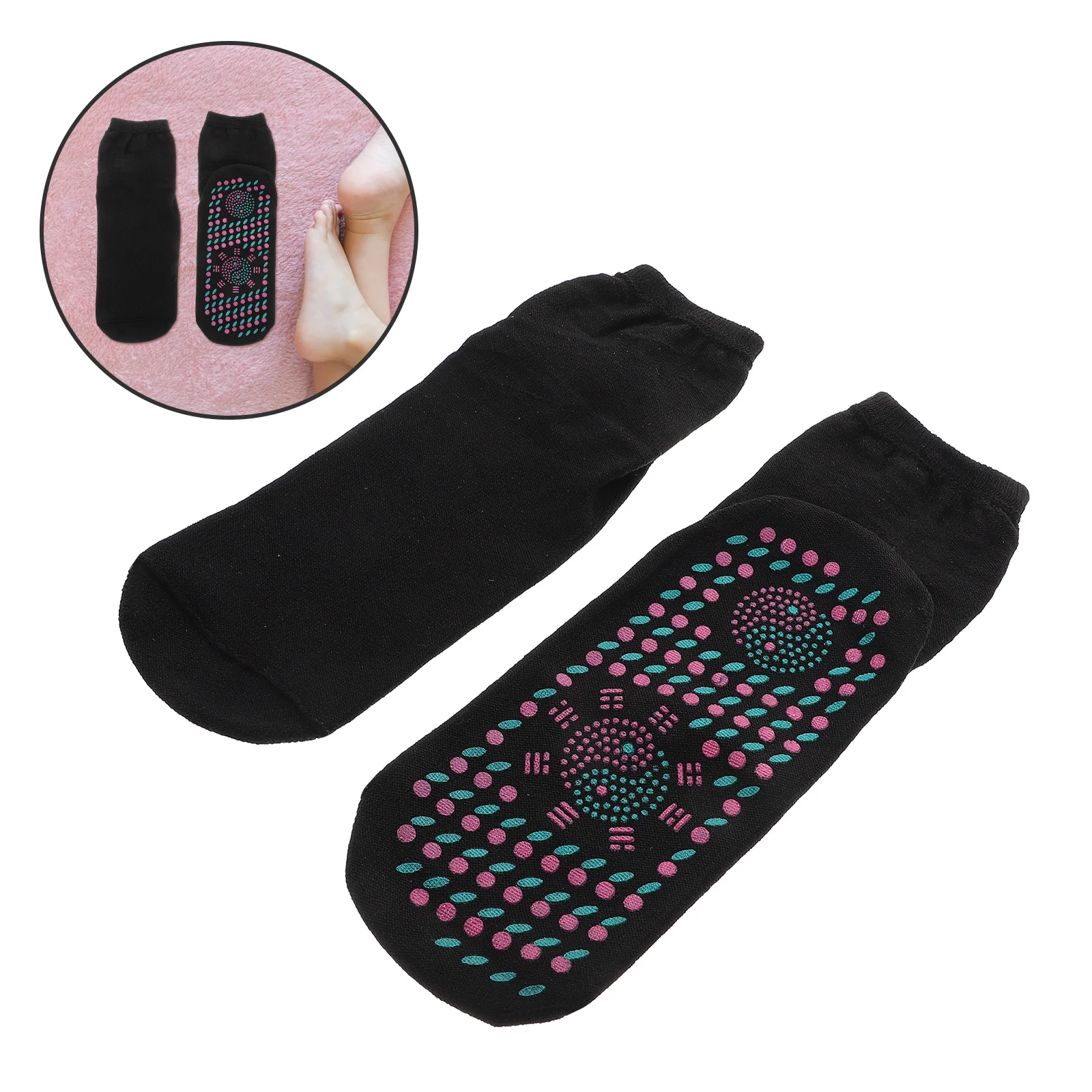 3pcs Heated Socks For Women Self-Heating Foot Warming Socks With Massage Particles Thermal Warmers For Cold Weather Outdoor
3pcs Heated Socks For Women Self-Heating Foot Warming Socks With Massage Particles Thermal Warmers For Cold Weather Outdoor