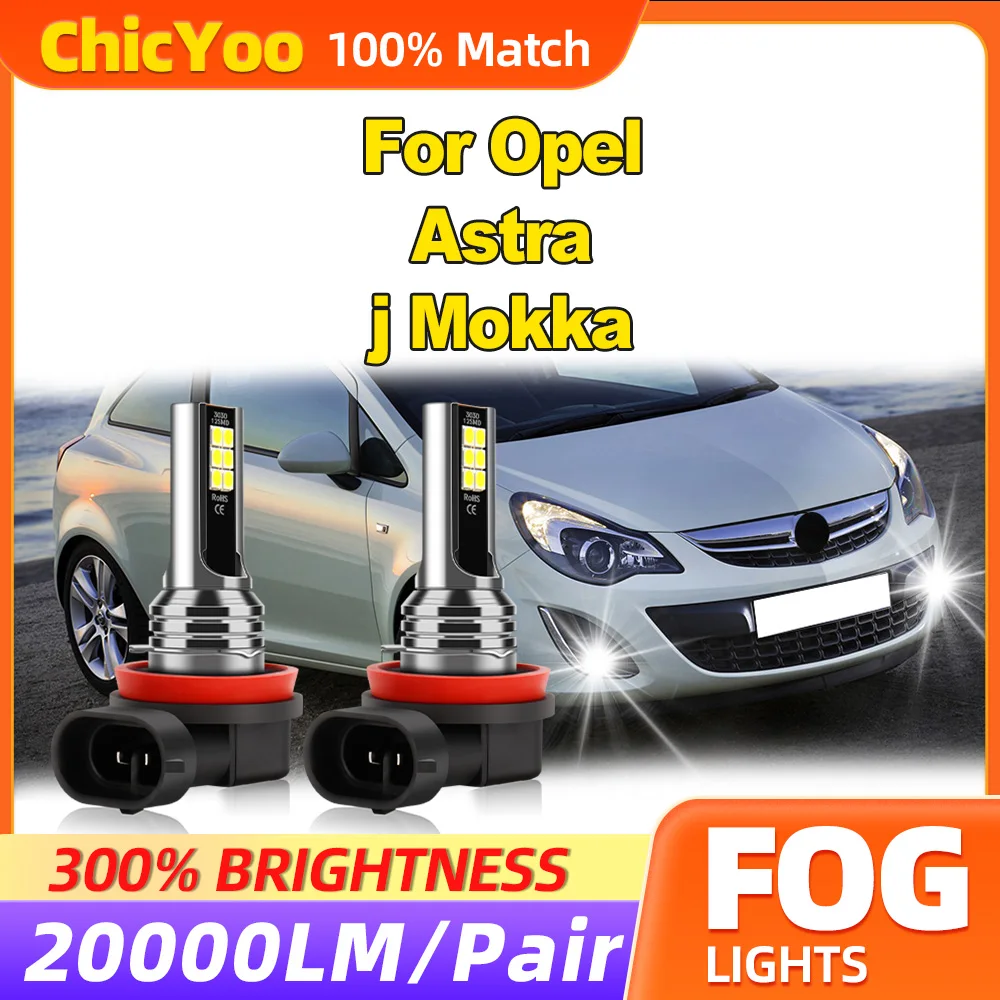 60W Fog Lights 20000LM 3x Brightness H8 H9 H11 Fog Lamps 6000K White 12V Canbus No Error For Opel Astra j Mokka
60W Fog Lights 20000LM 3x Brightness H8 H9 H11 Fog Lamps 6000K White 12V Canbus No Error For Opel Astra j Mokka
