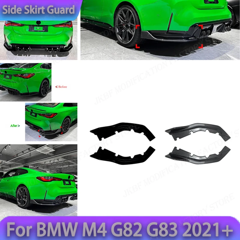 Car Rear Bumper Protector For BMW M4 G82 G83 2021+ Canards Splitter Side Skirt Guard Body Kits Accessories Tuning Exterior Parts
Car Rear Bumper Protector For BMW M4 G82 G83 2021+ Canards Splitter Side Skirt Guard Body Kits Accessories Tuning Exterior Parts