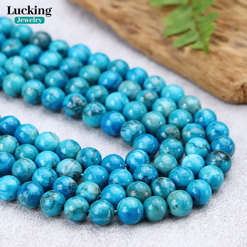 Natural South African Blue Turquoise Loose Stone Beads For Jewelry Making Bracelet Necklace Accessories 15'' 6 8 10mm
Natural South African Blue Turquoise Loose Stone Beads For Jewelry Making Bracelet Necklace Accessories 15'' 6 8 10mm