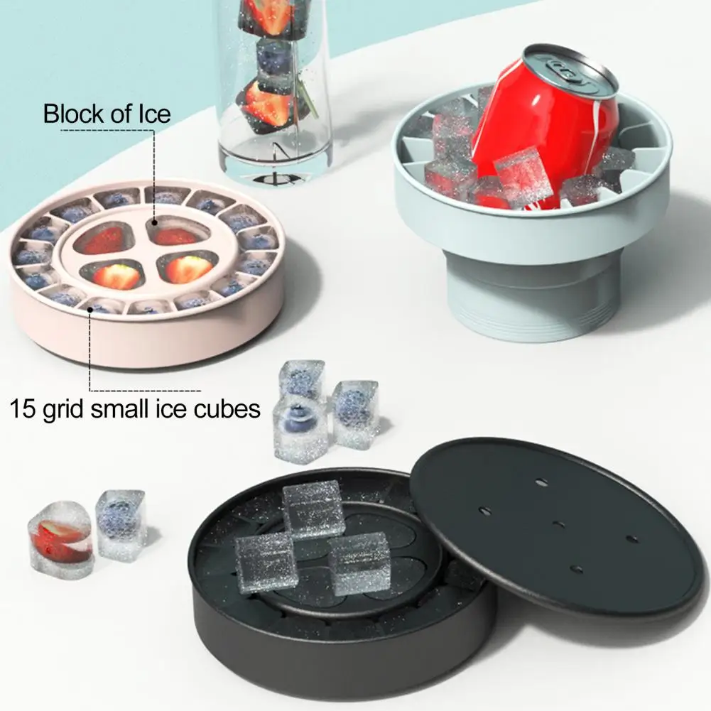 Ice Cube Mold Low Temperature Resistance Foldable Easy Demoulding Silicone Ice Making Bucket Mold Kitchen Supplies
Ice Cube Mold Low Temperature Resistance Foldable Easy Demoulding Silicone Ice Making Bucket Mold Kitchen Supplies