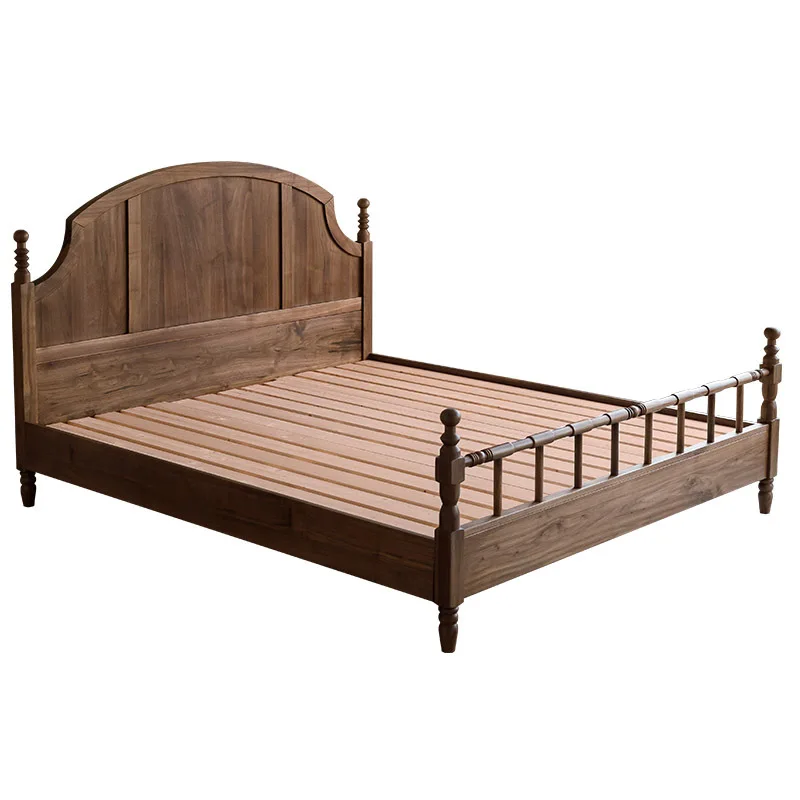 North American black walnut bed all solid wood American retro 1.8 meters double bed Nordic master bedroom queen bed wedding
North American black walnut bed all solid wood American retro 1.8 meters double bed Nordic master bedroom queen bed wedding