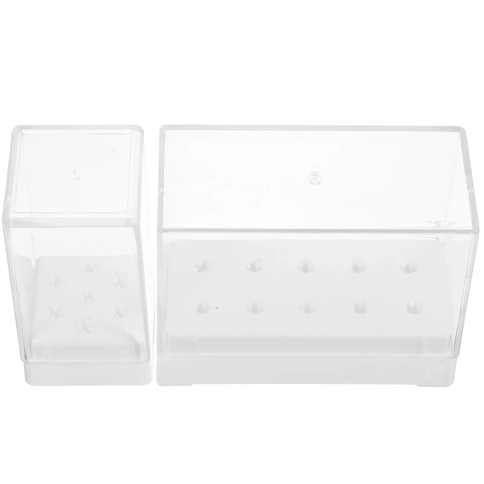 2 Pcs Grinding Head Storage Box Nail Drill Bits Container Organizer Manicure Holder Stand Plastic
2 Pcs Grinding Head Storage Box Nail Drill Bits Container Organizer Manicure Holder Stand Plastic