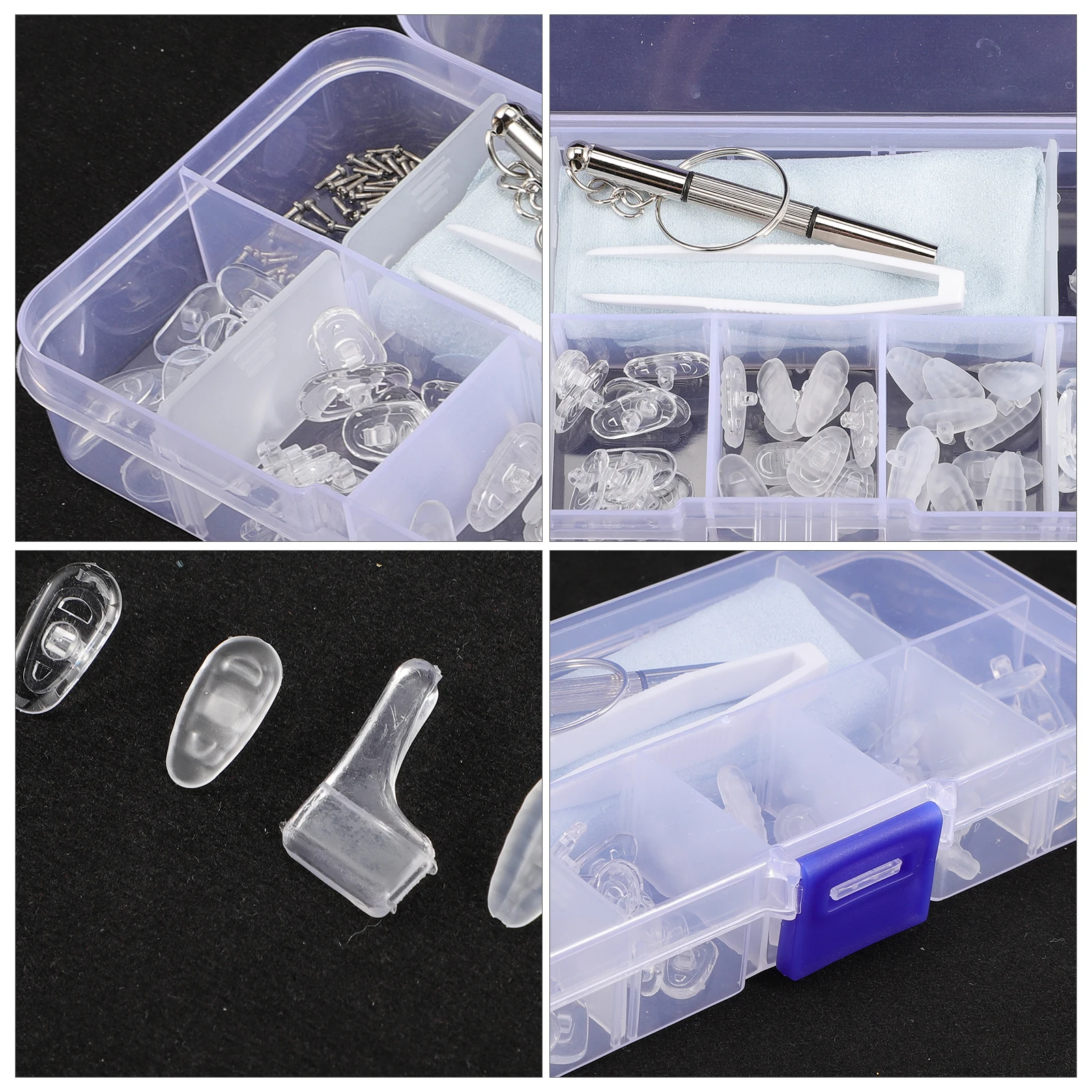 1 Box Silicone Pads Set Glasses Frame Pads Replacement Nonslip Nose Support For Eyeglasses Reusable Comfortable Durable Glasses
1 Box Silicone Pads Set Glasses Frame Pads Replacement Nonslip Nose Support For Eyeglasses Reusable Comfortable Durable Glasses