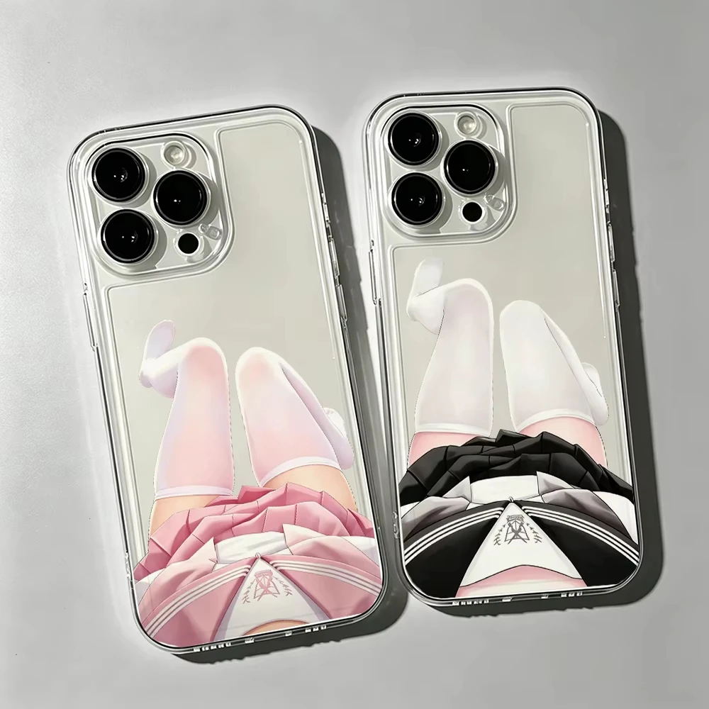  cartoon Cute Schoolgirl White Stockings Legs Clear Slim Shockproof phone case for iPhone11 12 13 14 15 16 17 Pro Max Cover
cartoon Cute Schoolgirl White Stockings Legs Clear Slim Shockproof phone case for iPhone11 12 13 14 15 16 17 Pro Max Cover