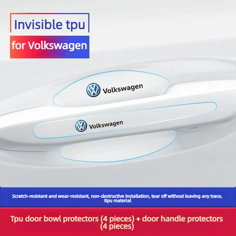 Hub Caps For Volkswagen Door Handle Anti-scratch Protection, Invisible Scratch Protection, Door Bowl Paint Surface TPU Protectiv
Hub Caps For Volkswagen Door Handle Anti-scratch Protection, Invisible Scratch Protection, Door Bowl Paint Surface TPU Protectiv