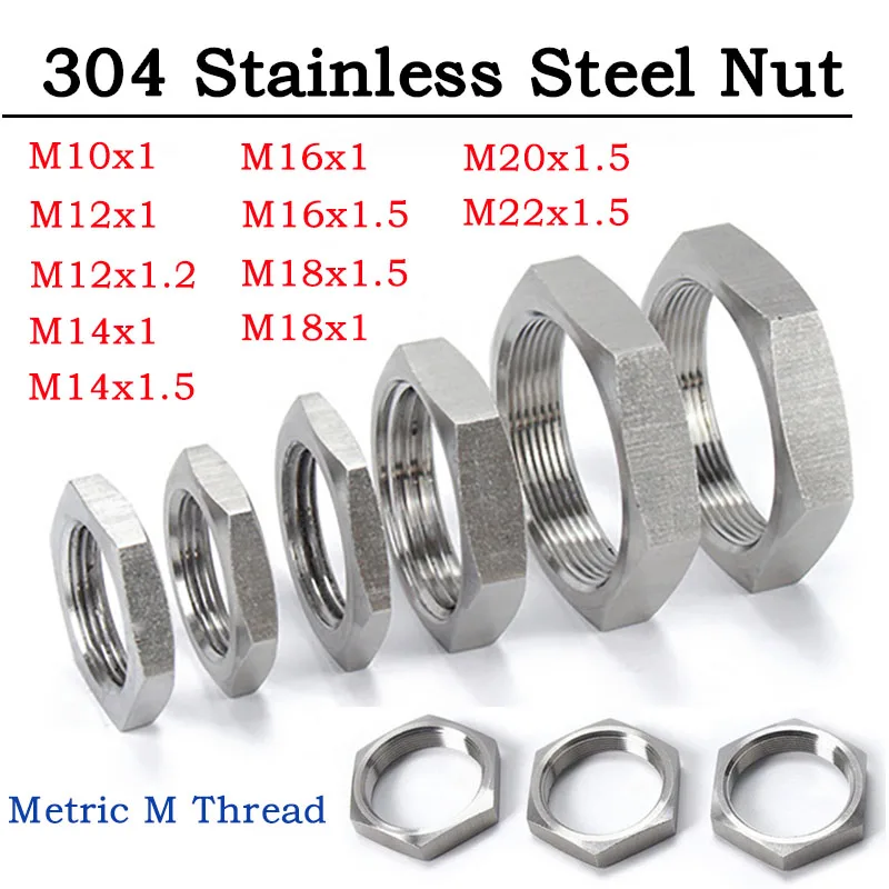 M10/M12/M14/M16/M18/M22 304 Stainless Steel Hexagonal Nut Water Tank Joint Locking Nut Pipe FittingMetric M Thread Hexagonal Cap
M10/M12/M14/M16/M18/M22 304 Stainless Steel Hexagonal Nut Water Tank Joint Locking Nut Pipe FittingMetric M Thread Hexagonal Cap